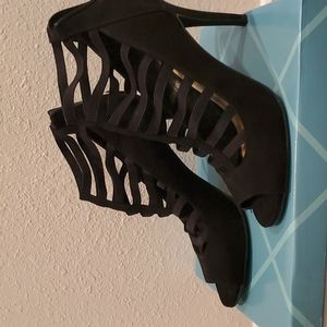 Black Strappy Heels